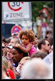 On daddys shoulders